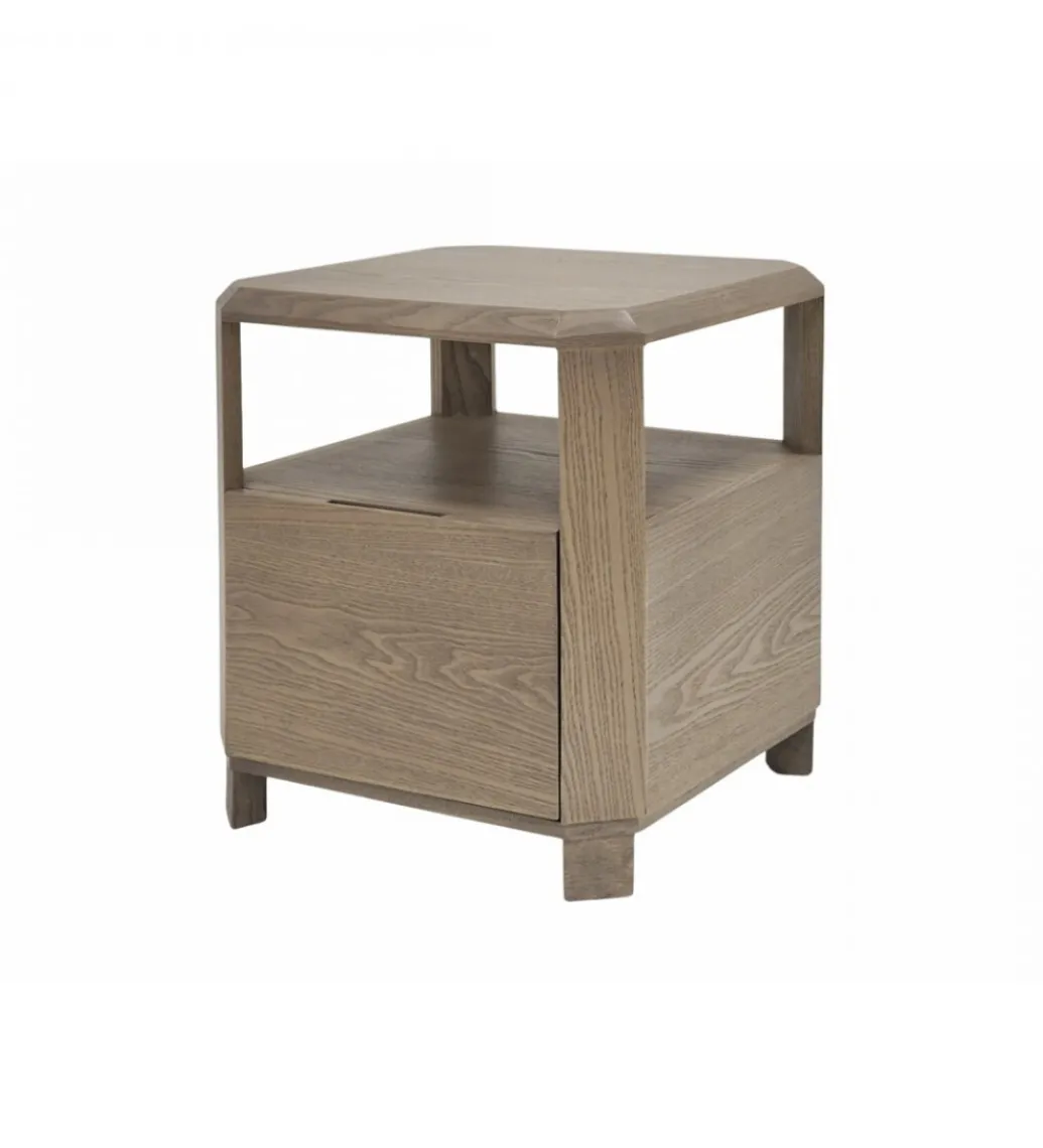 Szafka nocna LENNIER 50 cm naturalna*Imeri Outlet