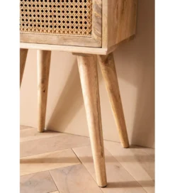 Szafka nocna LIBERTE II 40 cm drewno mango*WOHNLING, GERMANY Discount
