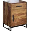 Szafka nocna LORENTE 45 cm drewno sheesham*WOHNLING, GERMANY Online