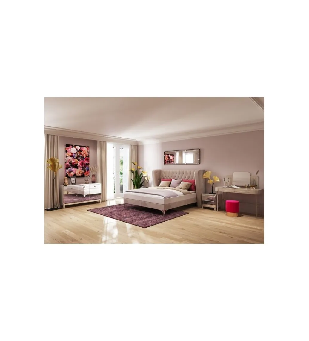 Szafka nocna LUXURY 49 cm transparentny*KARE Sale