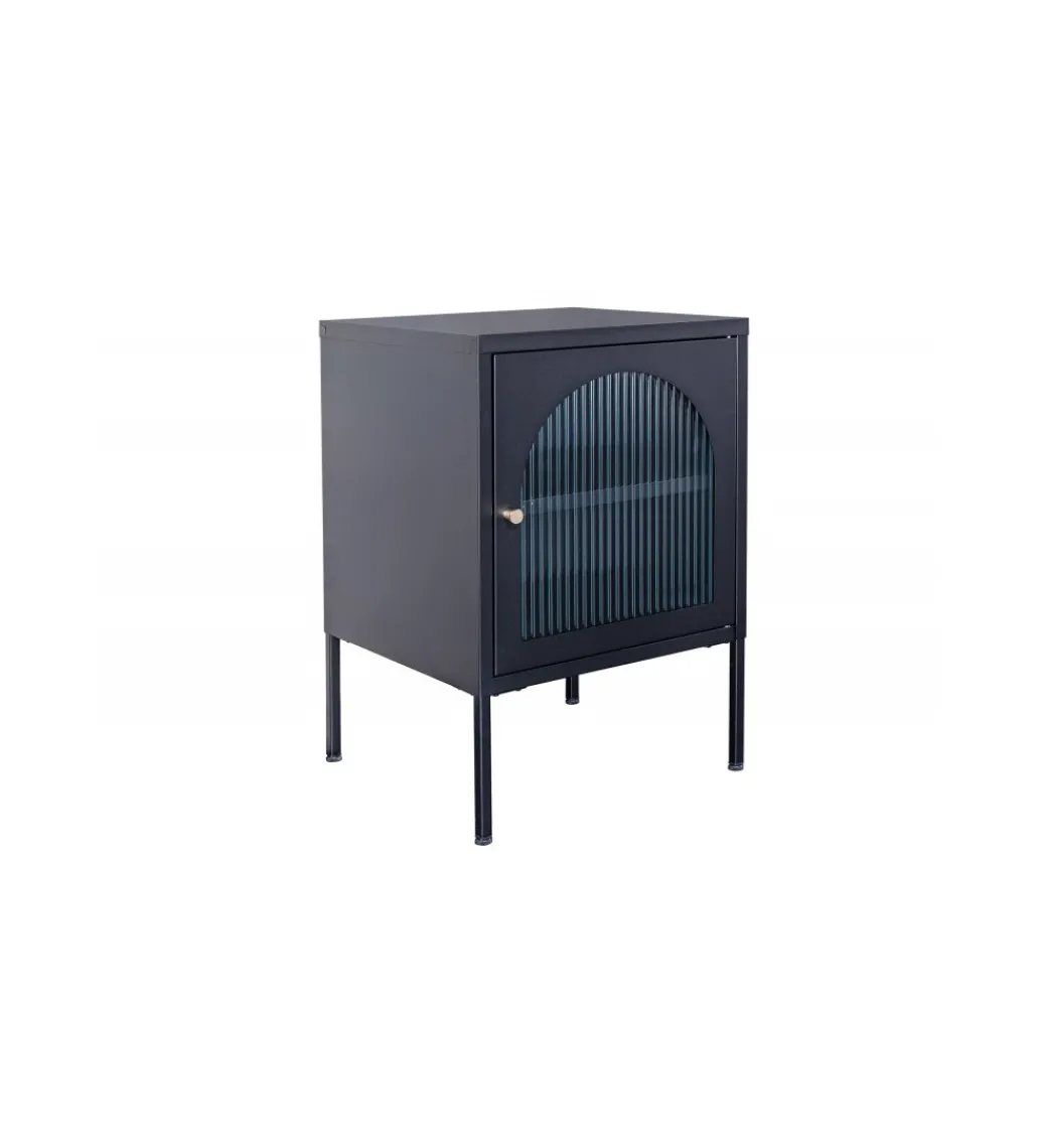 Szafka nocna OLIMPIA III 40 cm czarna*Invicta Interior - przedsprzedaż Best