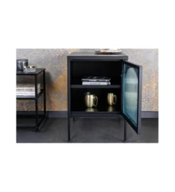 Szafka nocna OLIMPIA III 40 cm czarna*Invicta Interior - przedsprzedaż Best