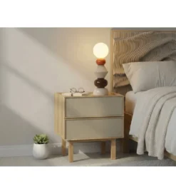 Szafka nocna SINCLAIR 55 cm naturalna*Imeri Clearance