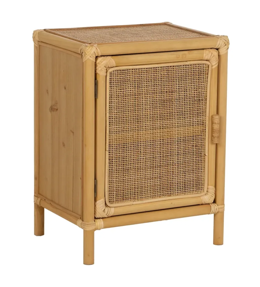 Szafka nocna SIZA 46 cm ratan naturalna*Zona-Design New