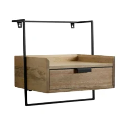 Szafka nocna wisząca NACHT 44 cm drewno mango*WOHNLING, GERMANY Online