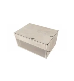 Szafka nocna wisząca ZAMBEZI 50 cm drewno sheesham*Invicta Interior Outlet
