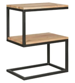 Szafka nocna WOHNLING 45 cm drewno akacja*WOHNLING, GERMANY Clearance
