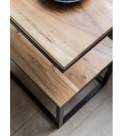 Szafka nocna WOHNLING 45 cm drewno akacja*WOHNLING, GERMANY Clearance