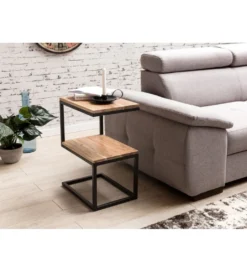 Szafka nocna WOHNLING 45 cm drewno akacja*WOHNLING, GERMANY Clearance