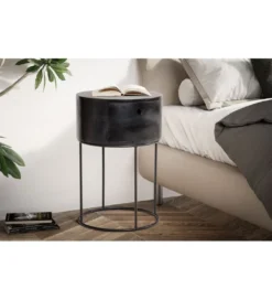 Szafka nocna WOHNLING 40 cm drewno mango*WOHNLING, GERMANY Clearance