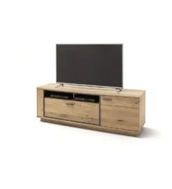 Szafka RTV CAMPINAS 180 cm w optyce dąb bianco*MCA Clearance