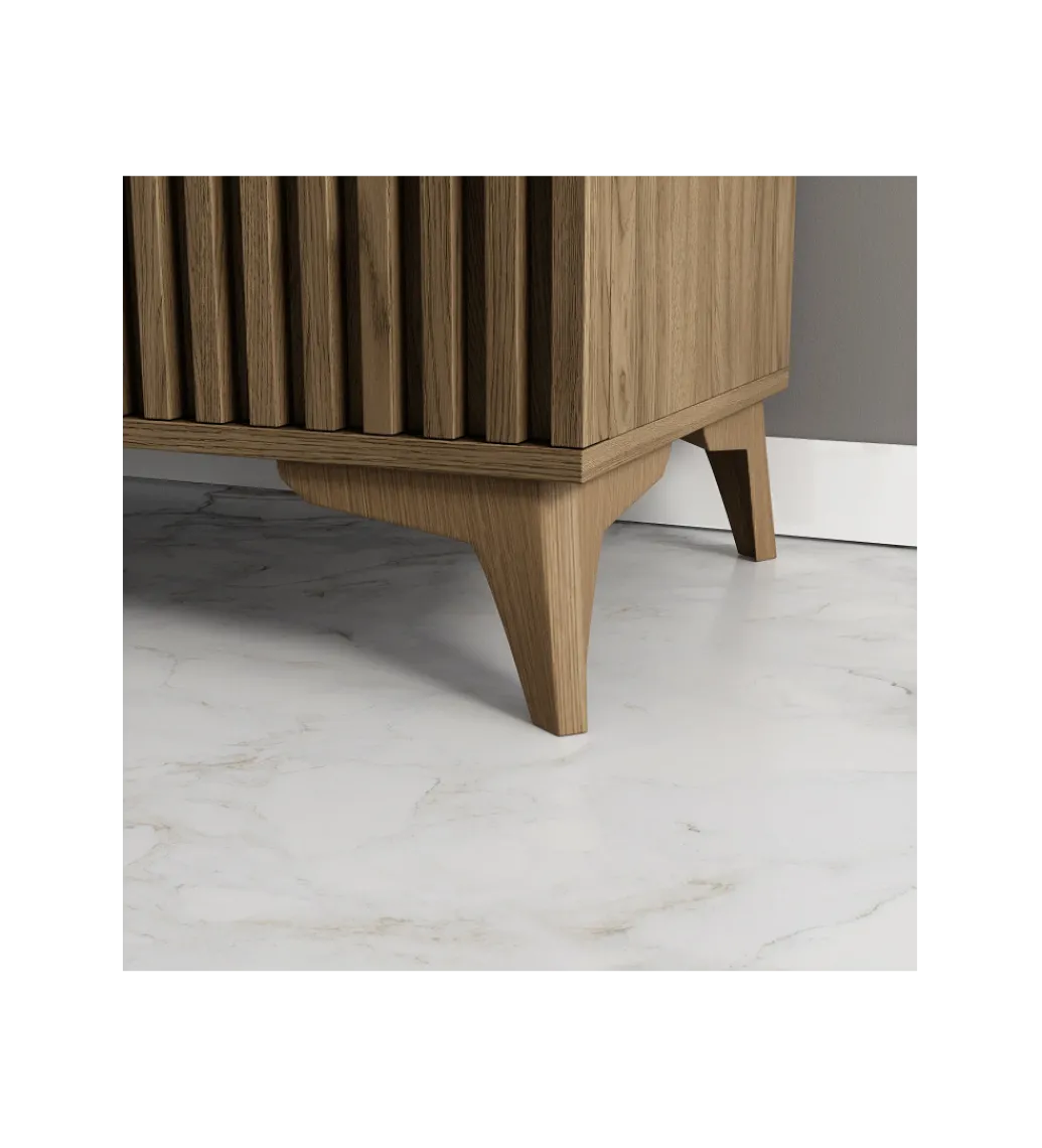 Szafka RTV ENTSIAN 150 cm w optyce dąb artisan*ELTAP Online