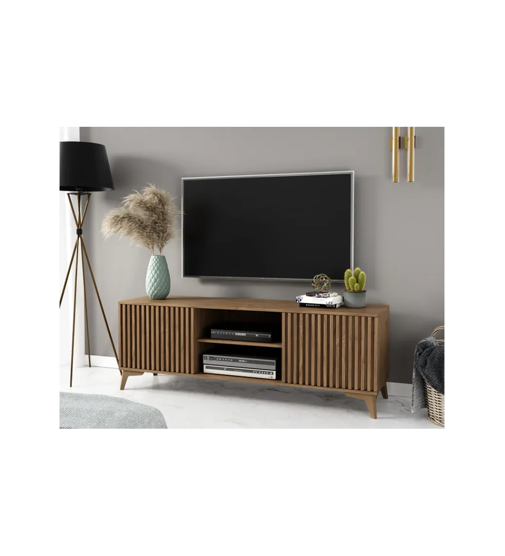 Szafka RTV ENTSIAN 150 cm w optyce dąb artisan*ELTAP Online