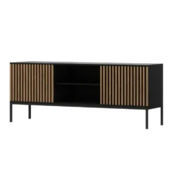 Szafka RTV MEORATI 150 cm w optyce dąb artisan*ELTAP Clearance