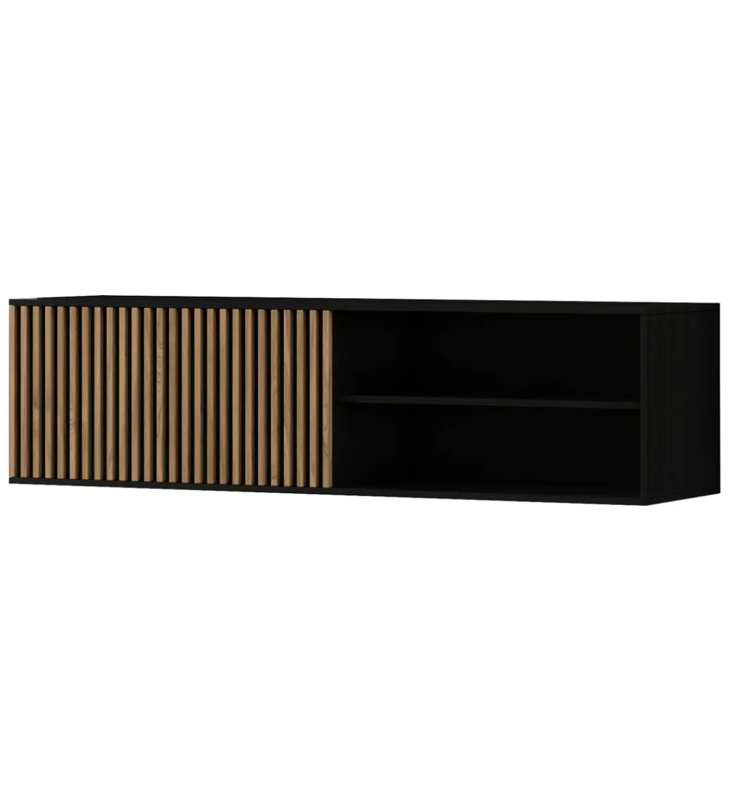 Szafka RTV wisząca MEORATI 150 cm w optyce dąb artisan*ELTAP Clearance