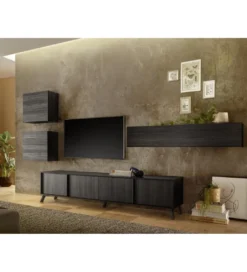 Szafka wisząca CITY 55 cm czarna*MCA Linia Włoska Discount