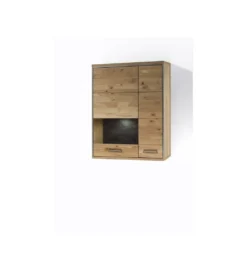 Szafka wisząca ESPERO 94 cm Dąb Sękaty W Kolorze Bianco prawostronna*MCA New