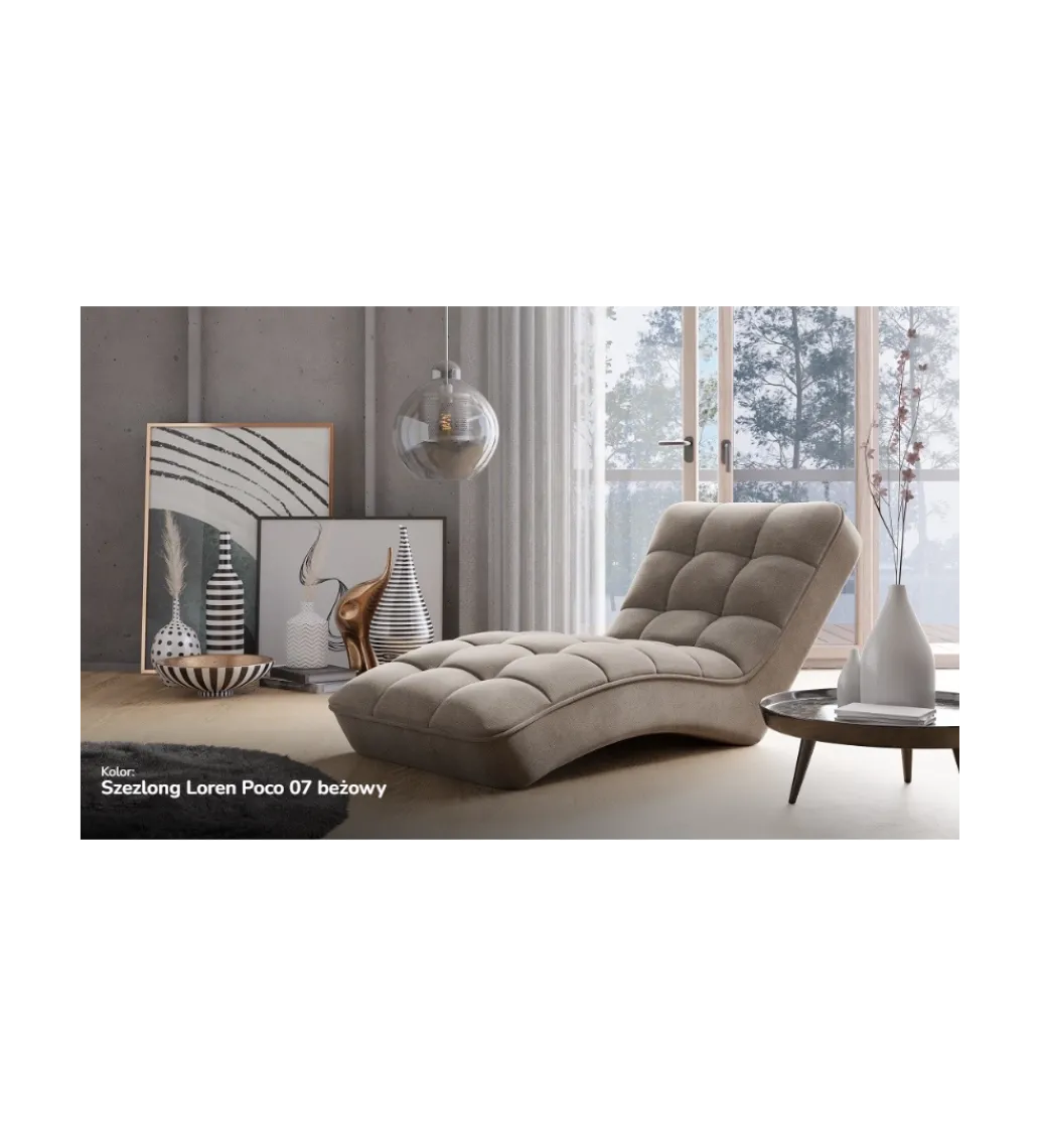 Szezlong LOREN 170 cm w różnych kolorach do wyboru*ELTAP Discount