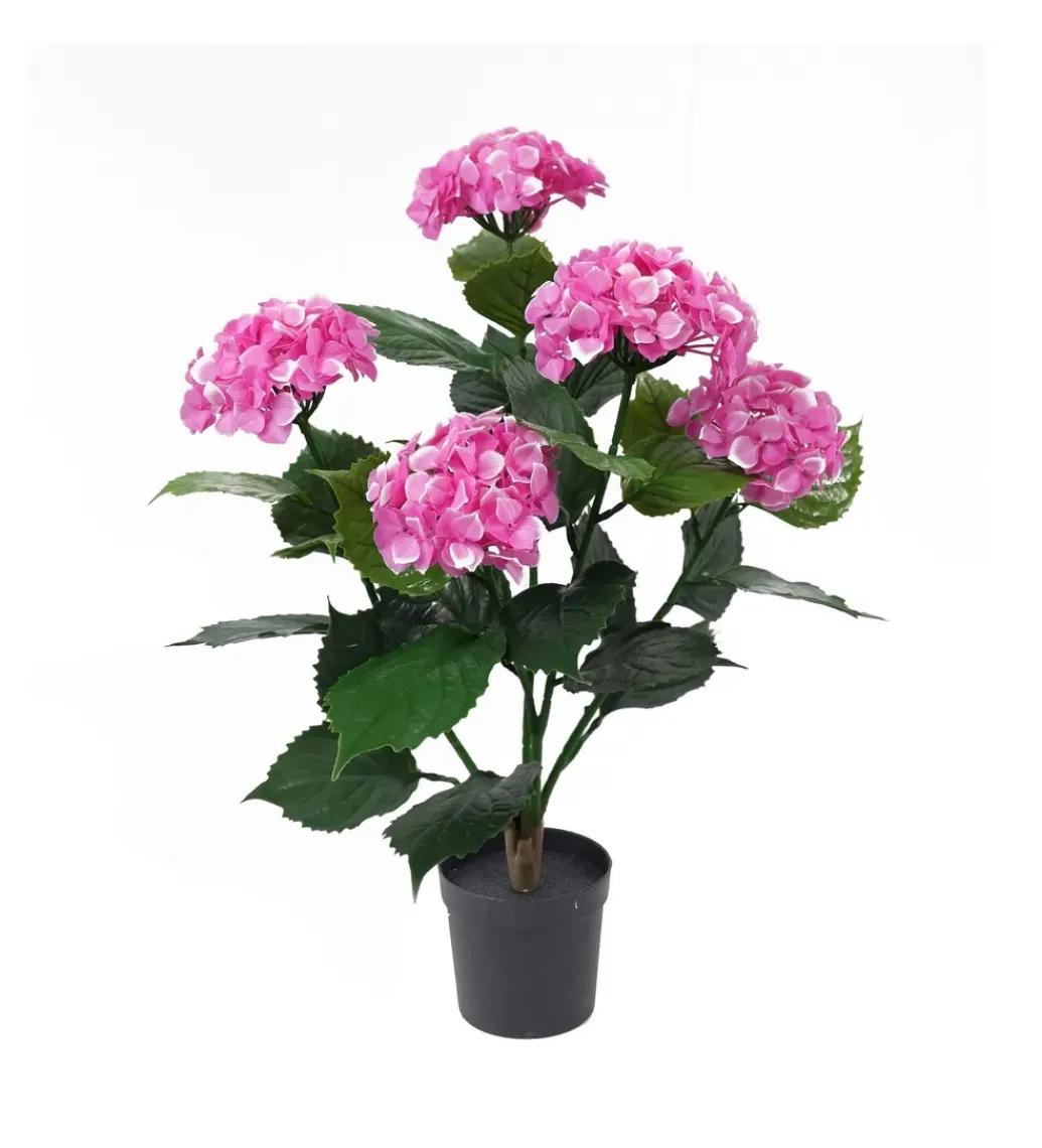 Sztuczna roślina HORTENSIA 60 cm różowa*Zona-Design Best