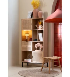 Taboret CANEK drewno jodła*J-Line Outlet