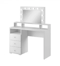 Toaletka DIVA 120 cm biała z oświetleniem*Helvetia Sale