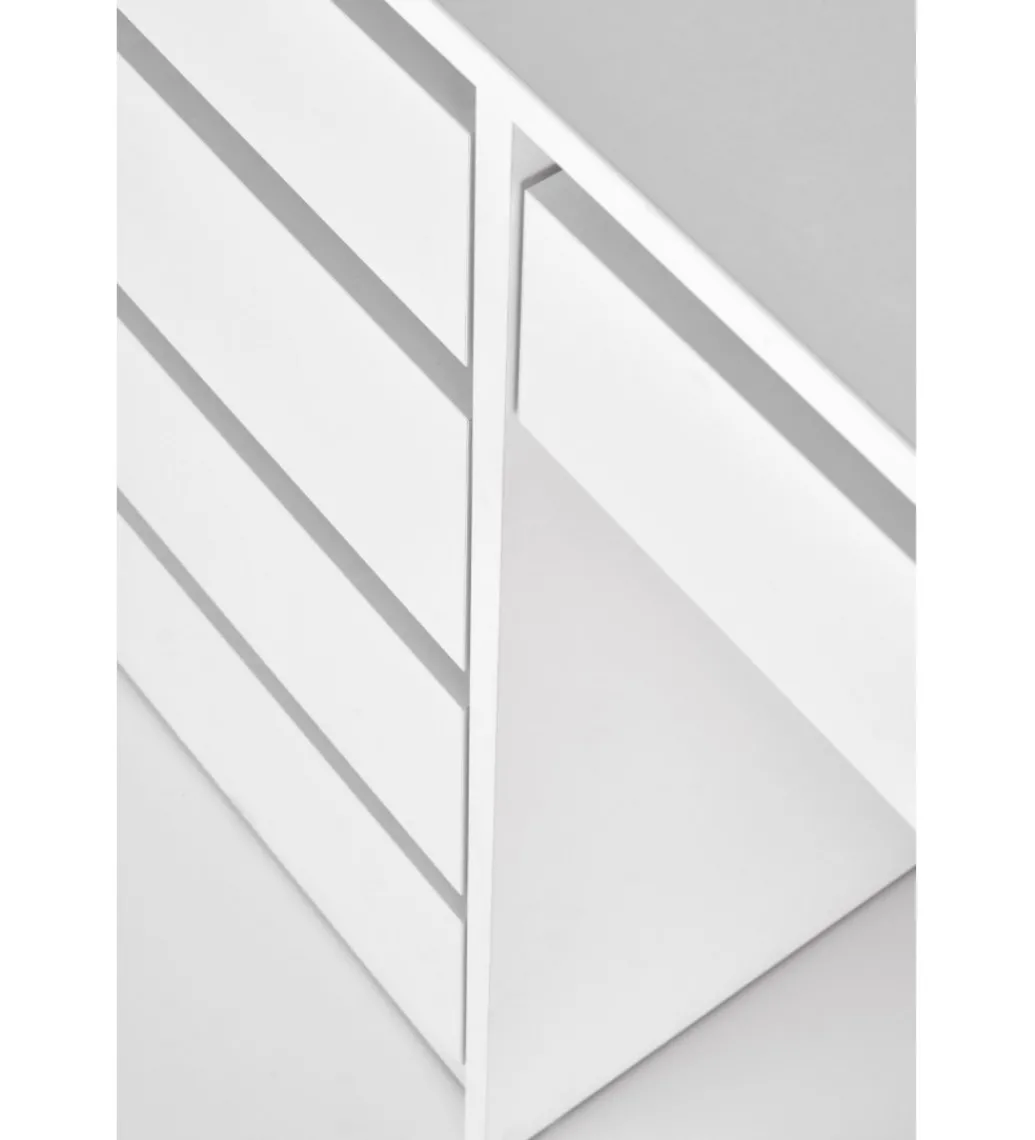 Toaletka HOLLYWOOD XL 120 cm biała z oświetleniem LED*Halmar Outlet