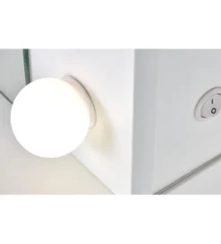 Toaletka HOLLYWOOD XL 120 cm biała z oświetleniem LED*Halmar Outlet