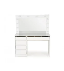 Toaletka HOLLYWOOD XL 120 cm biała z oświetleniem LED*Halmar Outlet