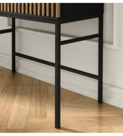 Toaletka wisząca MEORATI 85 cm w optyce dąb artisan/czarny*ELTAP Sale