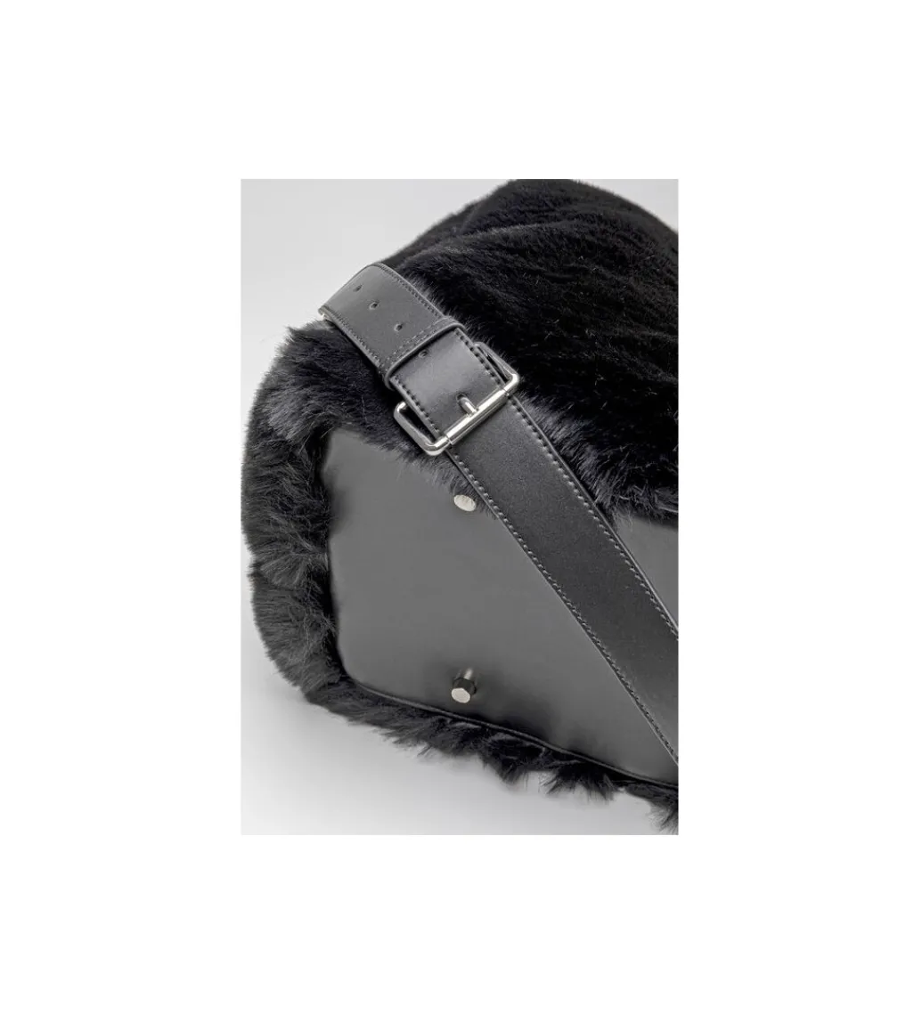 Torba MIKA FURR czarna*KDesign Discount
