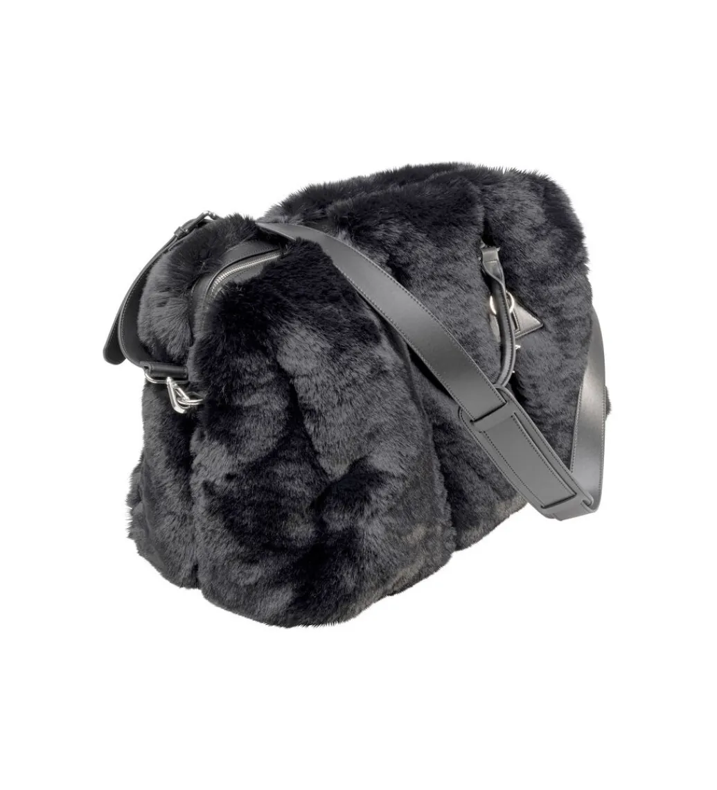 Torba MIKA FURR czarna*KDesign Discount