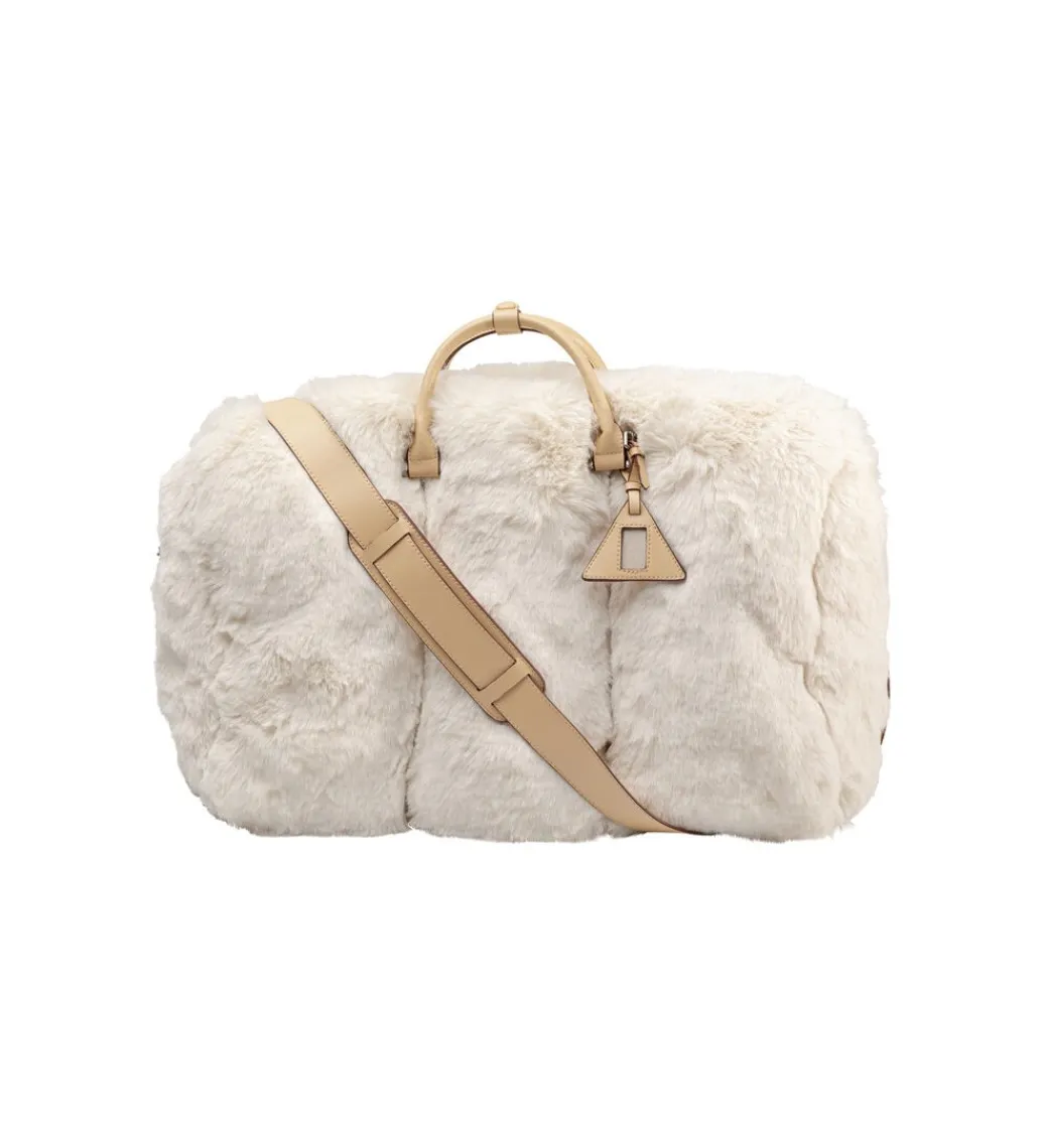 Torba MIKA FURR kremowa*KDesign Outlet