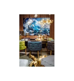 Tryptyk obraz WAVE 160 x 240 cm szklany*KDesign Hot