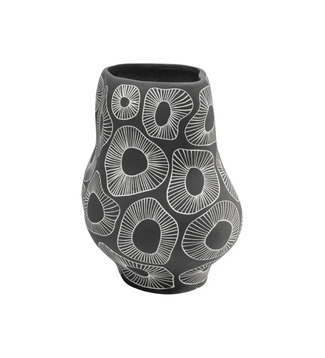 Wazon ANEMONE 33 cm szare*KDesign Hot