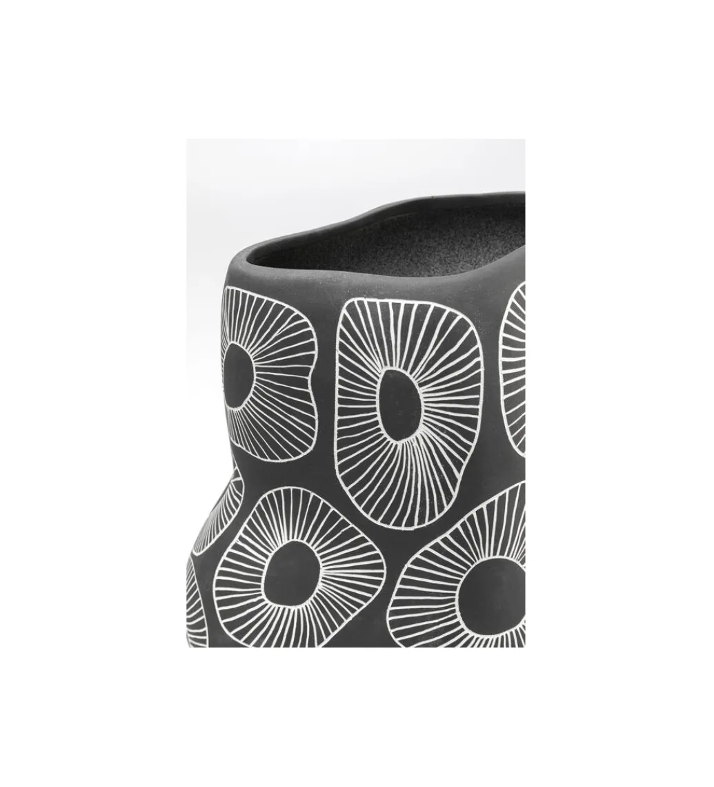 Wazon ANEMONE 33 cm szare*KDesign Hot