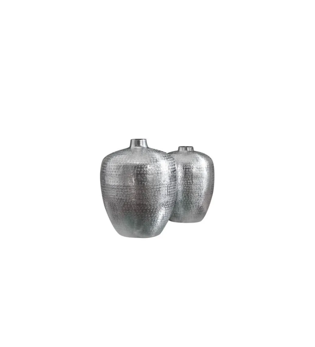 Wazon BRILANT set 2 srebrny*Invicta Interior New