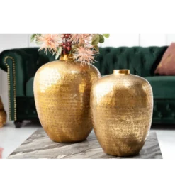 Wazon BRILANT SET 2 złoty*Invicta Interior Sale