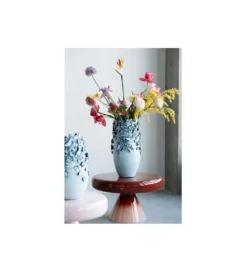 Wazon BUTTERFLIES 50 cm jasnoniebieski*KDesign Best