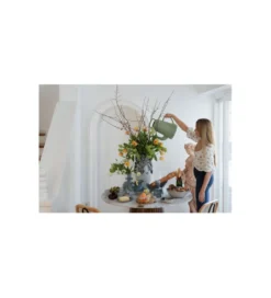 Wazon BUTTERFLIES 50 cm jasnoniebieski*KDesign Best