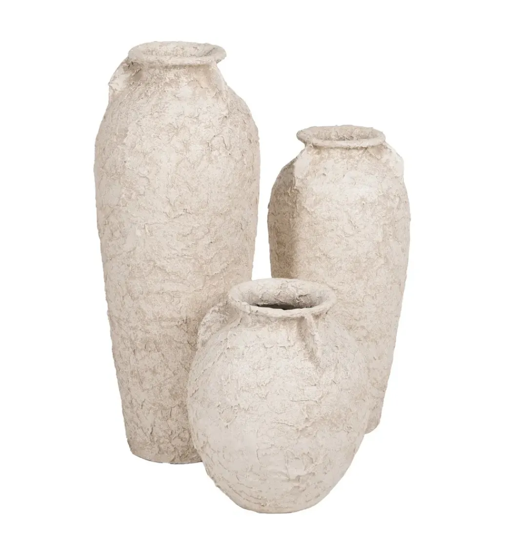 Wazon DAGET 60 cm biały ceramika*Zona-Design Outlet