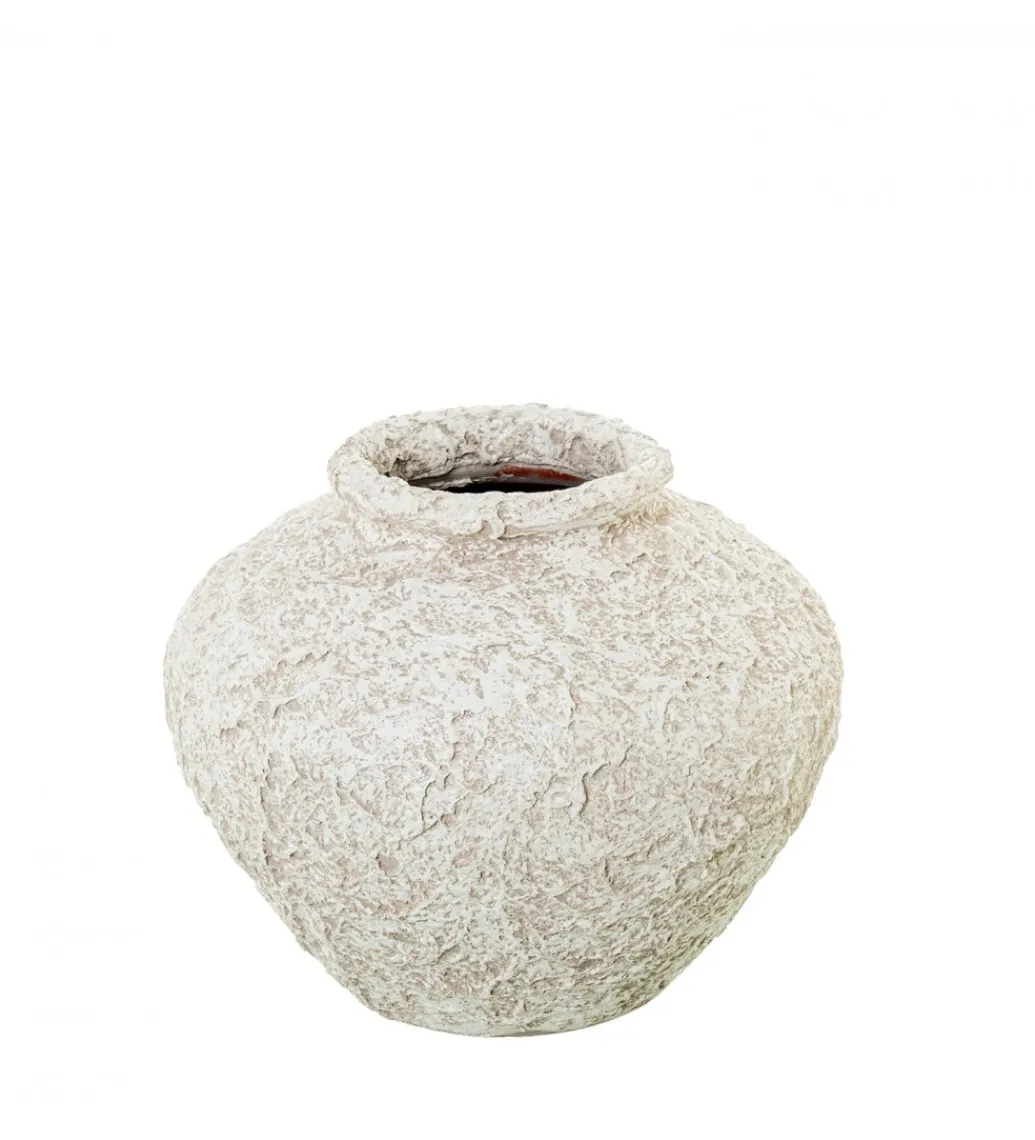 Wazon FATIC 30 cm ceramika biała*Exclusivas Sale