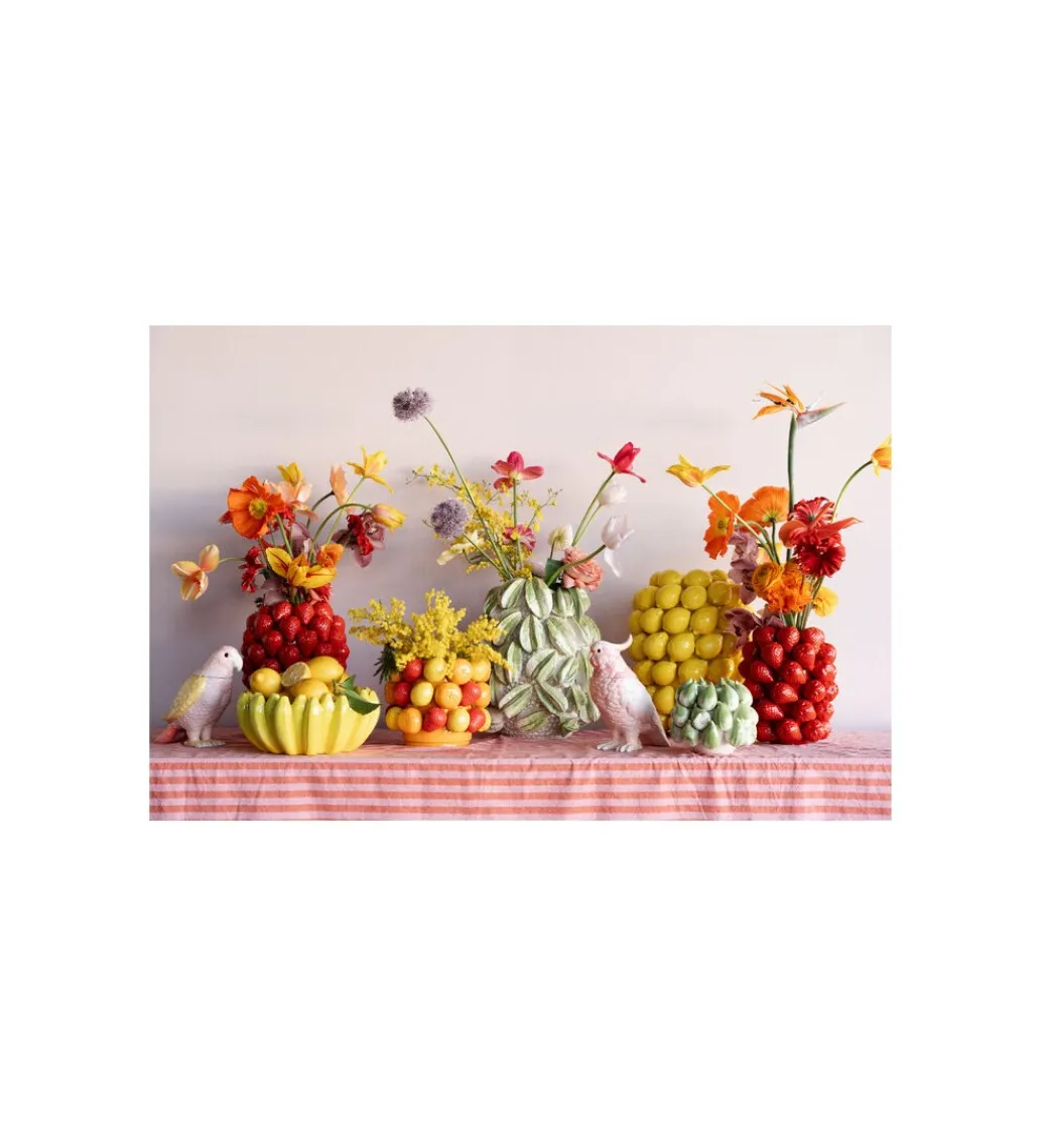 Wazon FICHI 14 cm zielony*KDesign Discount