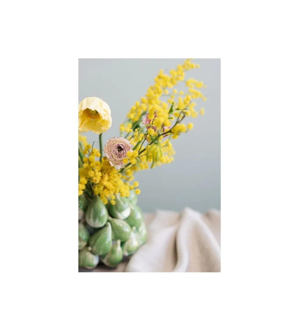 Wazon FICHI 14 cm zielony*KDesign Discount