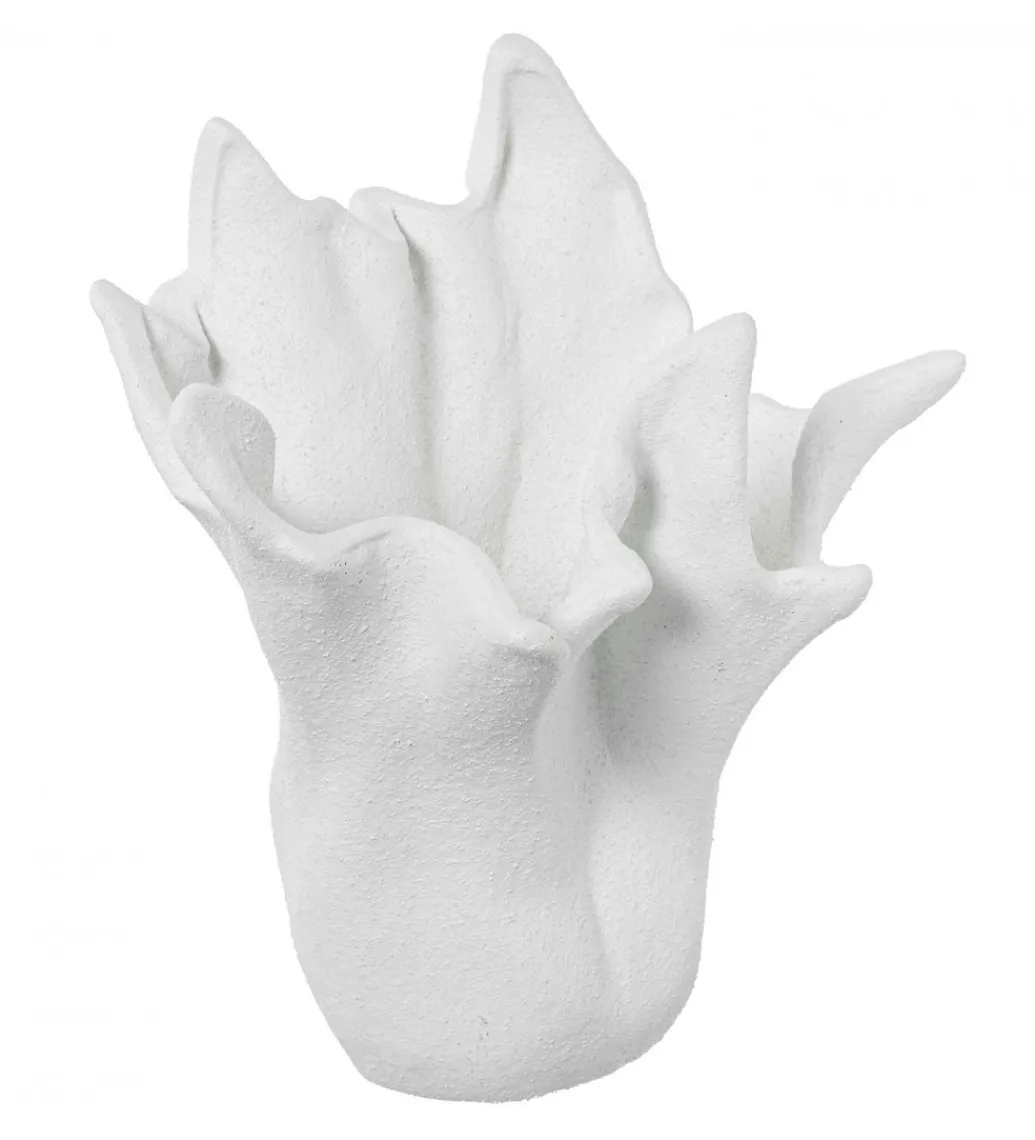 Wazon FOWER 30 cm ceramika biały*Exclusivas Outlet
