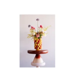 Wazon FRUIT PARADE 33 cm czerwono żółty*KDesign Sale