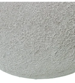 Wazon KATAM 25 cm ceramika biały piaskowy*Exclusivas New