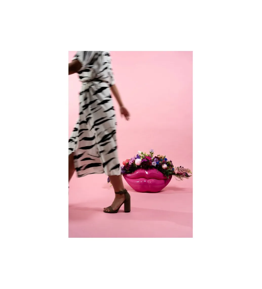 Wazon LIPS 56 cm różowy*KDesign Online