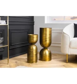 Wazon OMAI 70 cm złoty*Invicta Interior Outlet