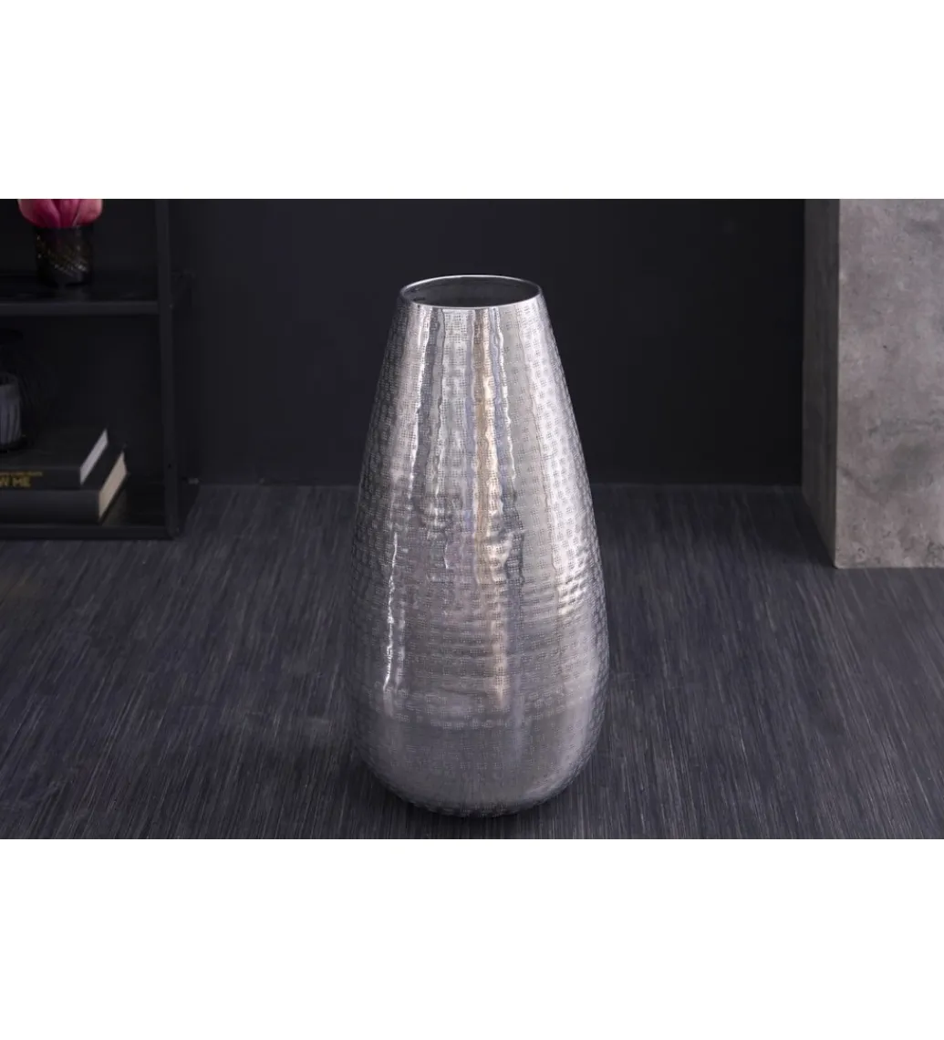 Wazon ORIENT 25 cm srebrny*Invicta Interior Clearance