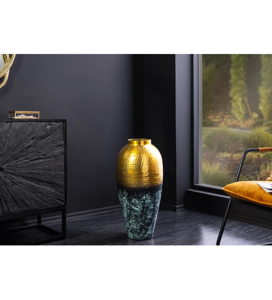 Wazon ORIENT M 50 cm złoto z patyną*Invicta Interior Sale